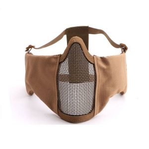 Máscara Airsoft Mod. Confort c/ Proteção Orelha - TAN