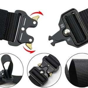 Alternative view of Cinto Tático Fivela Engate Rápido - Preto