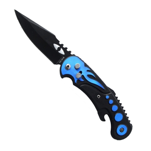 Canivete Automático Tático Esportivo ( BLUE )