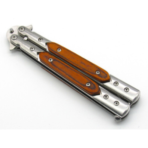 Canivete Butterfly Lâmina Lisa Cabo Madeira