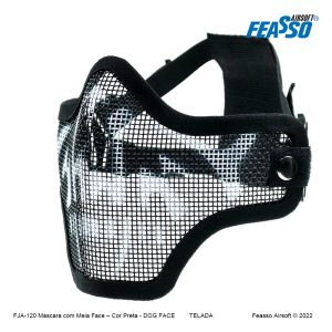 Alternative view of Máscara Airsoft Telada Preta