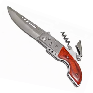 Canivete Automático De Madeira