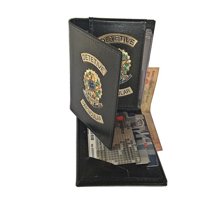 Carteira Detetive Particular em Couro Sintético - Imagem 2