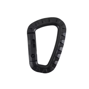 Chaveiro Mosquetão Polímero Resistente - Preto