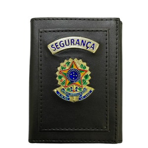 Carteira Segurança em Couro Sintético